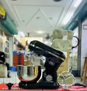 A Black PMC SM-2006 Multi-Function Stand Mixer Featuring a 6.0-Liter