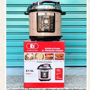 E1 Superkitchen Electric Pressure Cooker 6l