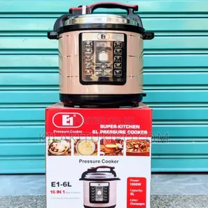 E1 Superkitchen Electric Pressure Cooker 6l