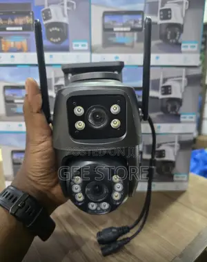 V380 Pro Dual-Lens Outdoor PTZ WiFi Security Cameras a Dual-Camera