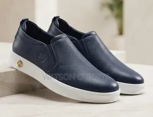 2 Colours White and Blue Timberland Brand Men's Leather Shoes Org
