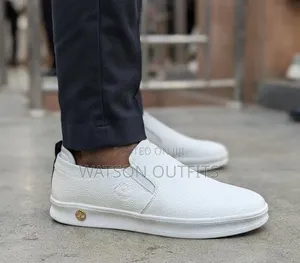 2 Colours White and Blue Timberland Brand Men's Leather Shoes Org