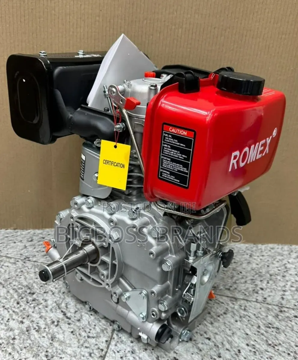 ROMEX 186F (10HP) Single-Cylinder, Air-Cooled 4-Stroke Diesel Engine