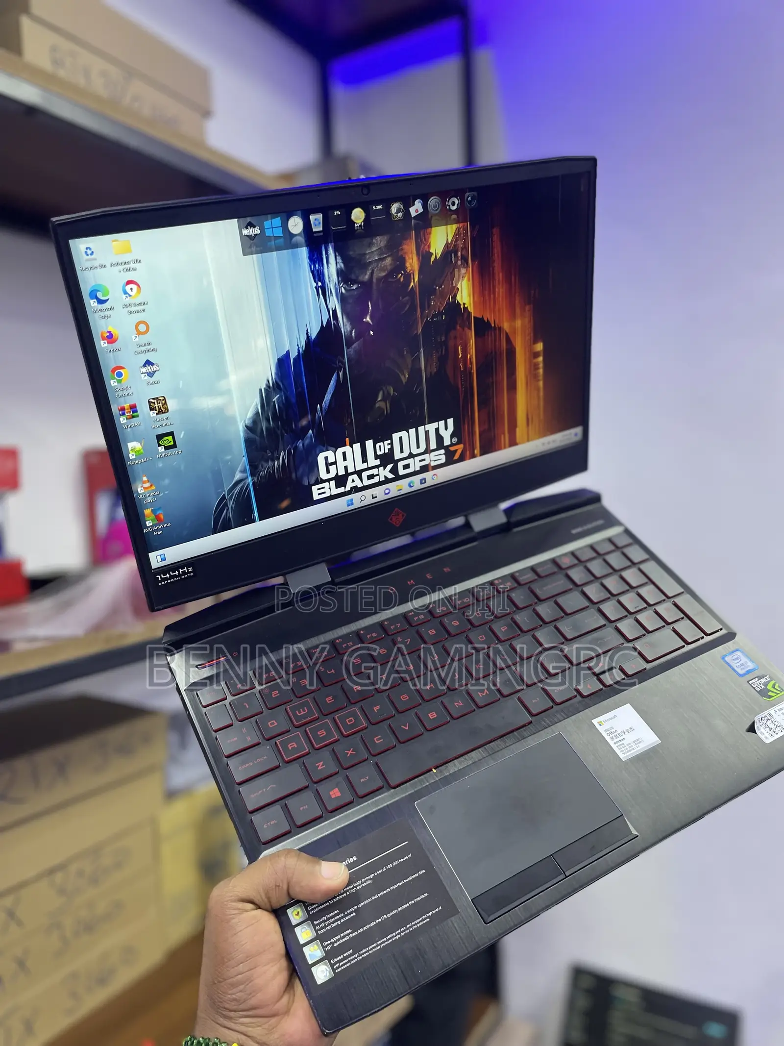 Laptop HP Omen 15 16GB Intel Core i7 SSD 512GB