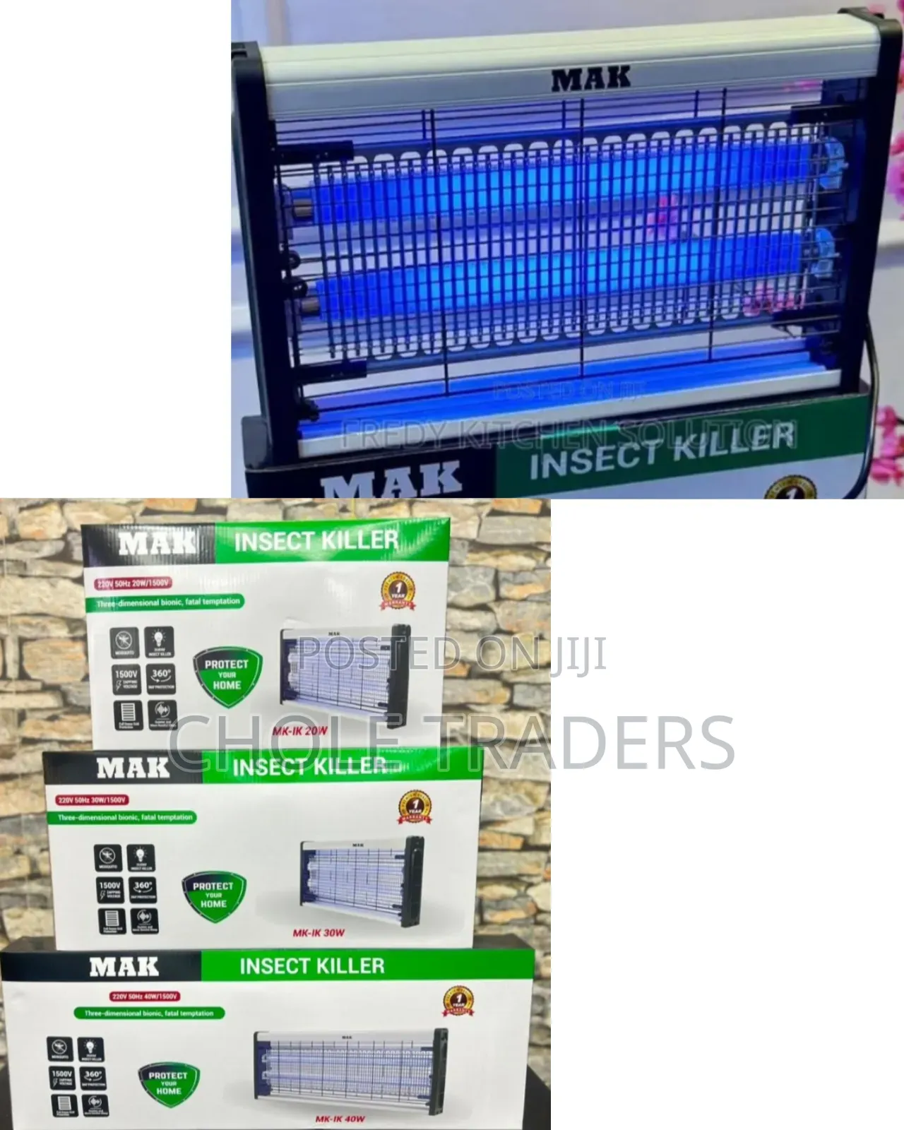 The MAK Insect Killer Available in Three Power Models 20W, 30W and 40W