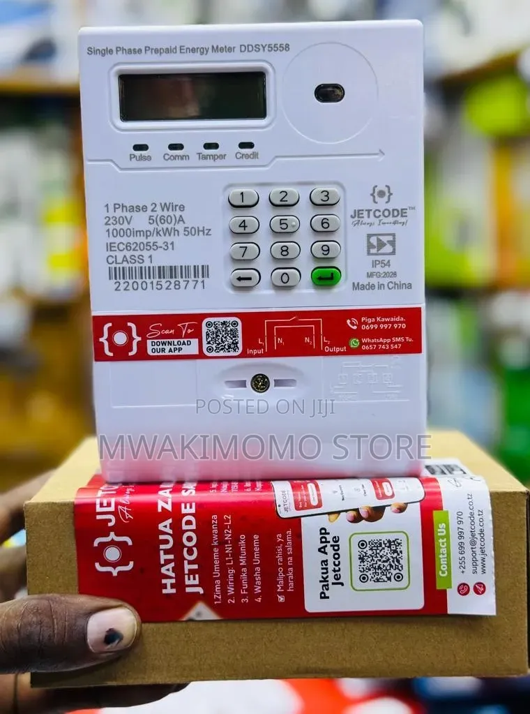 JETCODE Single Phase Prepaid Energy Meter (Model: DDSY5558)