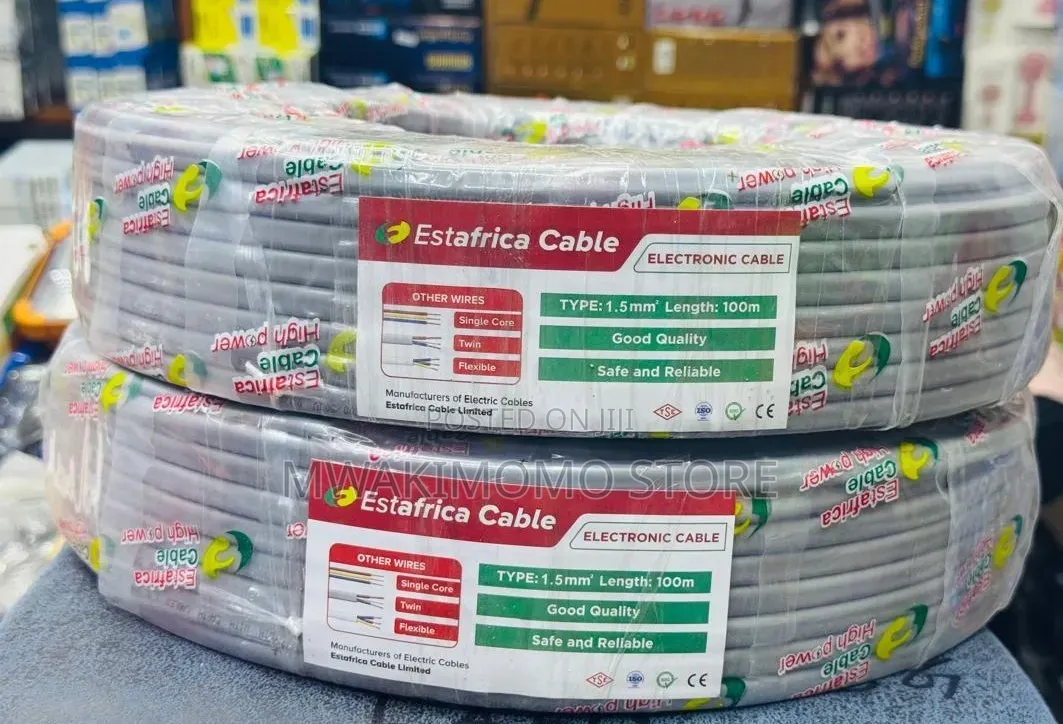 100-Meter Roll of 1.5mm2 Estafrica Cable Electronic Wiring