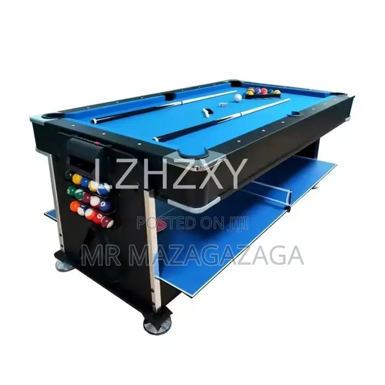 New Multi-Functional 4-in-1 Pool Table Ice Hockey Adult
