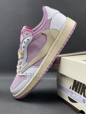 Travis Scott X Air Jordan 1 Low OG SP "Shy Pink," Tu