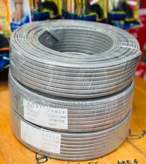 Twin-Core Flat Electrical Wiring Cable With Earth 1.5mm Length 100m