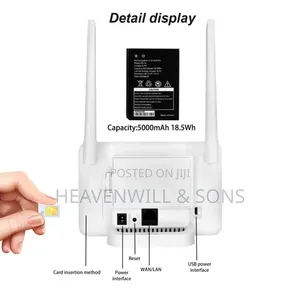 4g/5g UNIVERSAL CPE Router 32 Users With 5000mah Battery