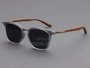 Vintage Sun Glasses + Leather Cover Cotton Cloth