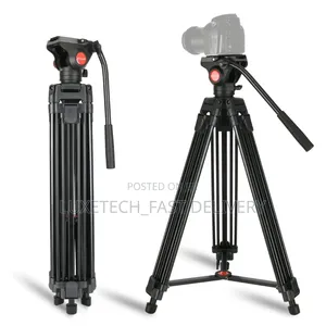 Professional Heavy Duty 360° Video Tripod Stand – For DSLR, Camcorder