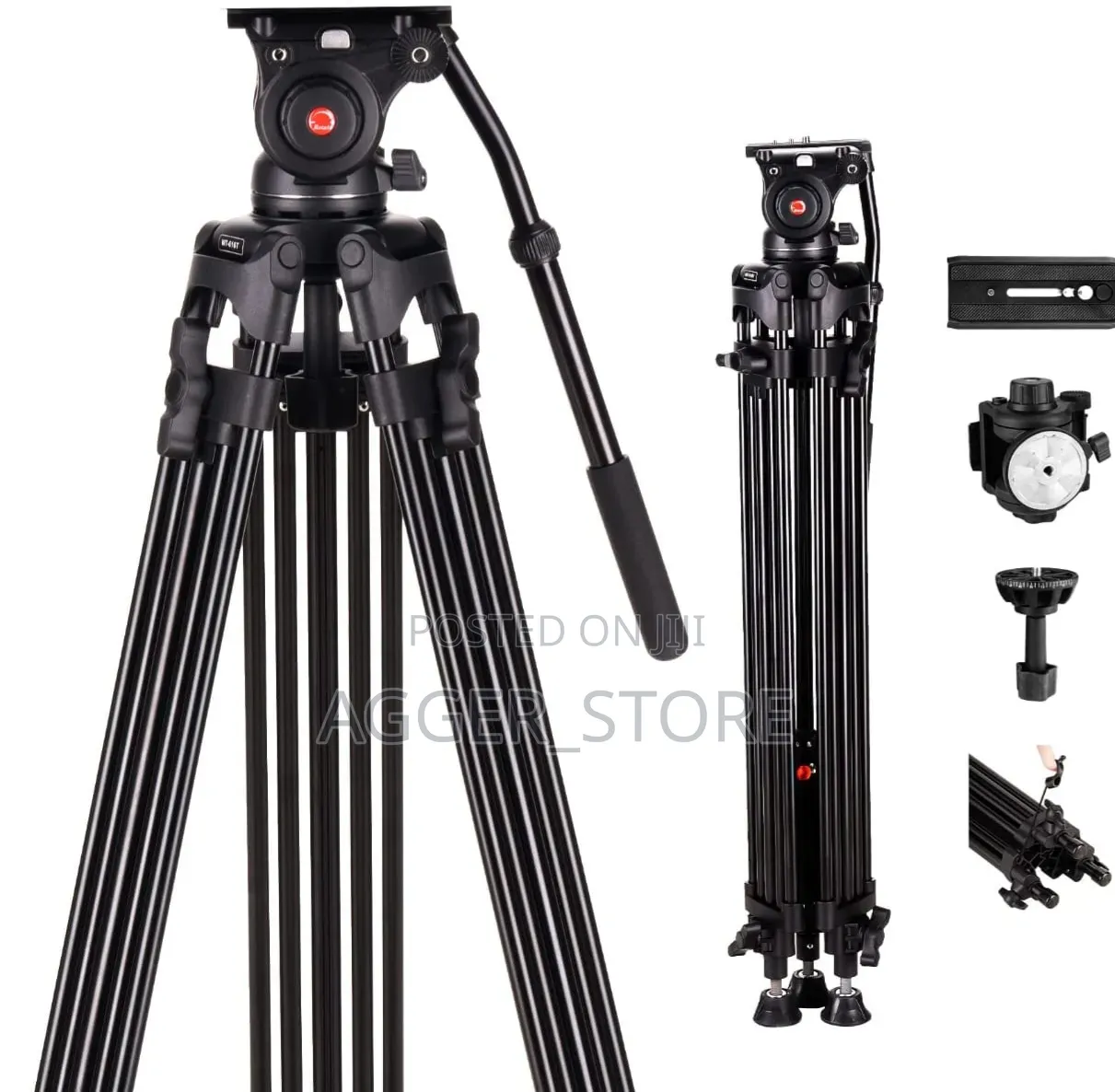 Professional Heavy-Duty Video Tripod for Camera