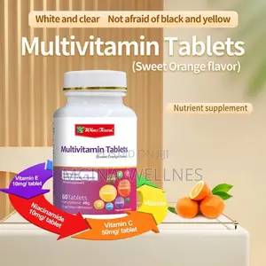 Multivitamin Tablets (Sweet Orange Flavor) – 60 Tablets