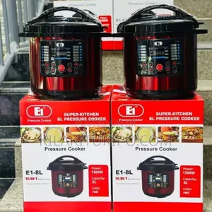 8l E1 Pressure Cooker 1300w Super Kitchen