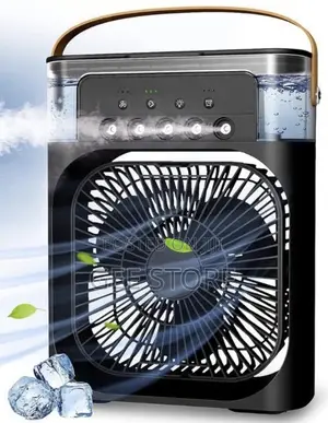 A 3-in-1 Desktop Fan, Humidifier, and Night Light