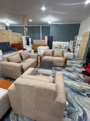 Sofa Set 2:2:1 Rangi Ya Kaki Quality Kabisa