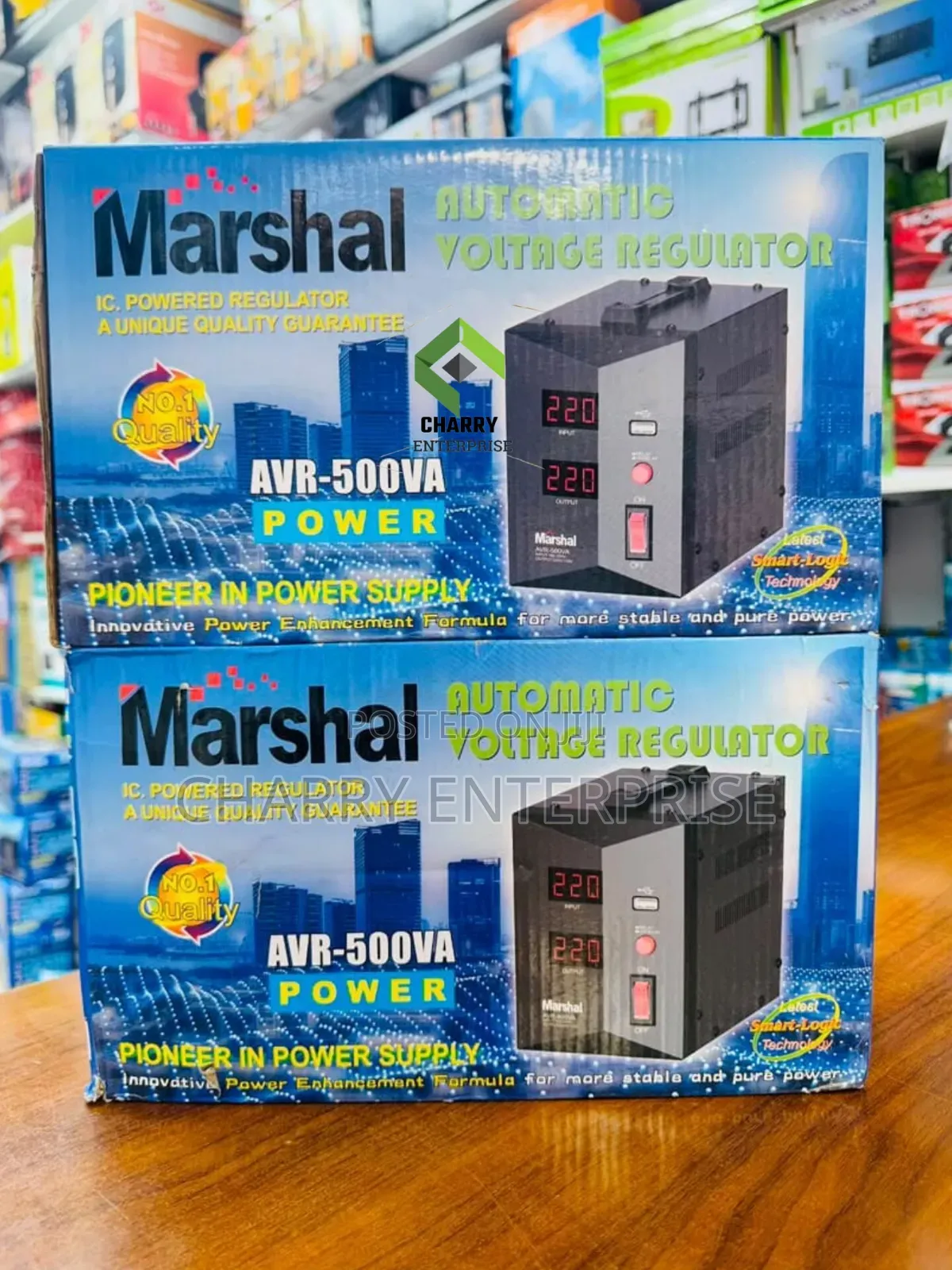 MARSHAL STABILIZER 500W Automatic Voltage Regulator Digital Display
