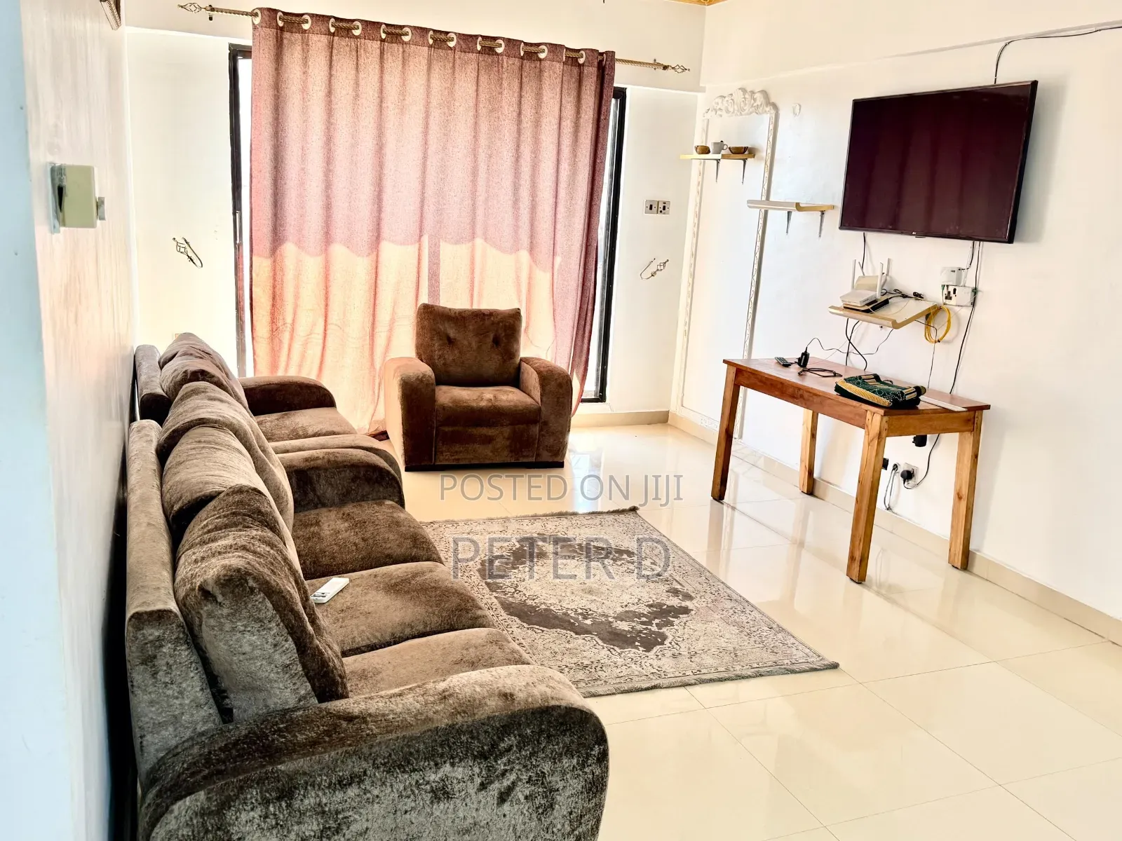 Furnished 3bdrm Apartment in Upanga West for rent