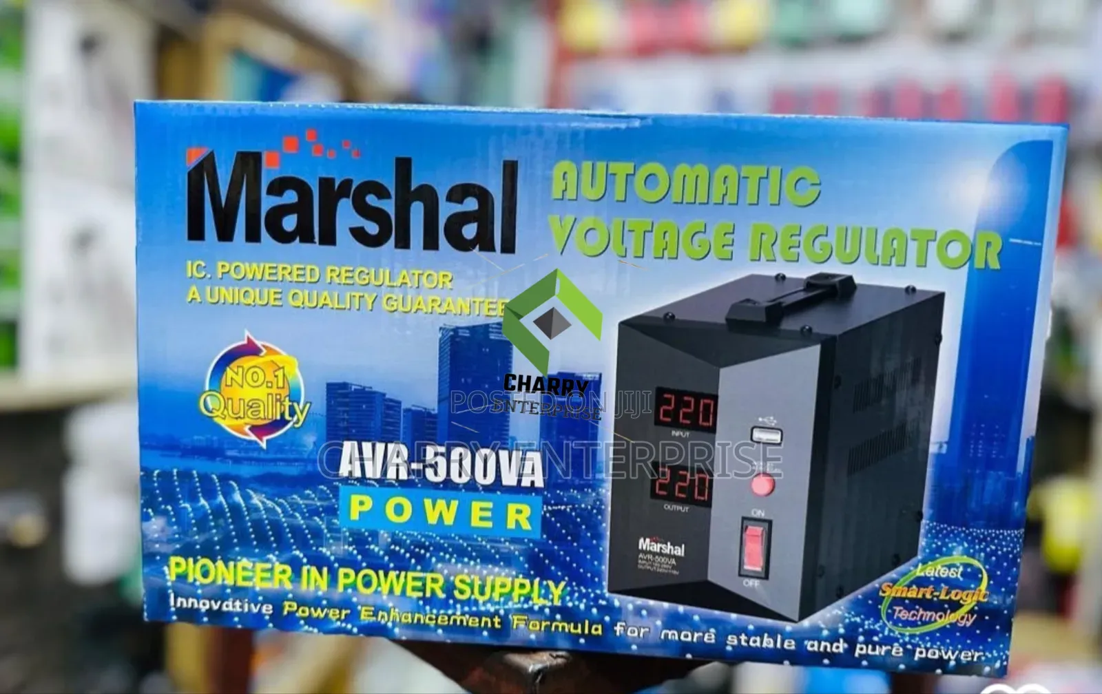 MARSHAL STABILIZER 500W Automatic Voltage Regulator Digital Display