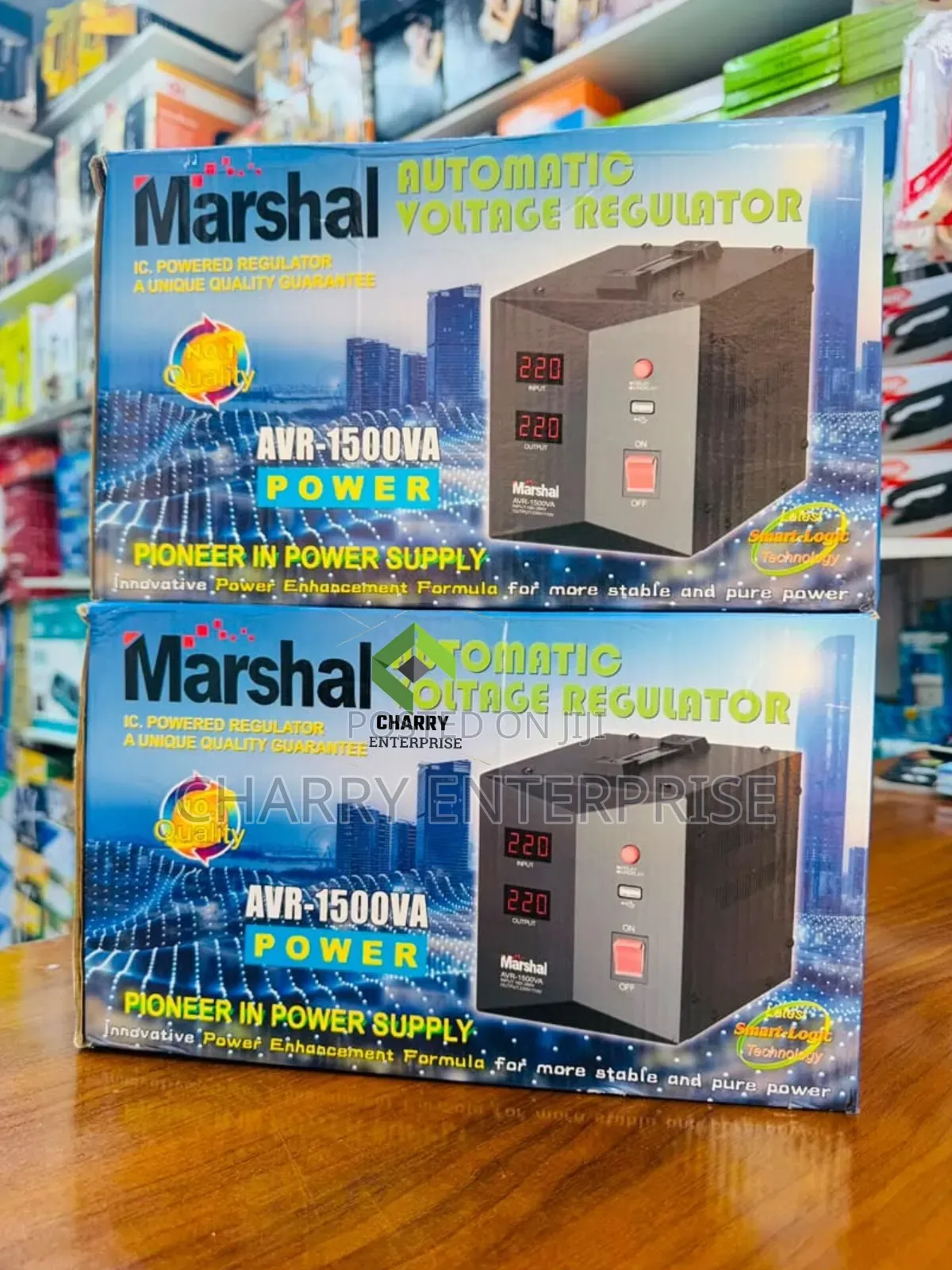 MARSHAL STABILIZER 1500W Automatic Voltage Regulator Digital Display