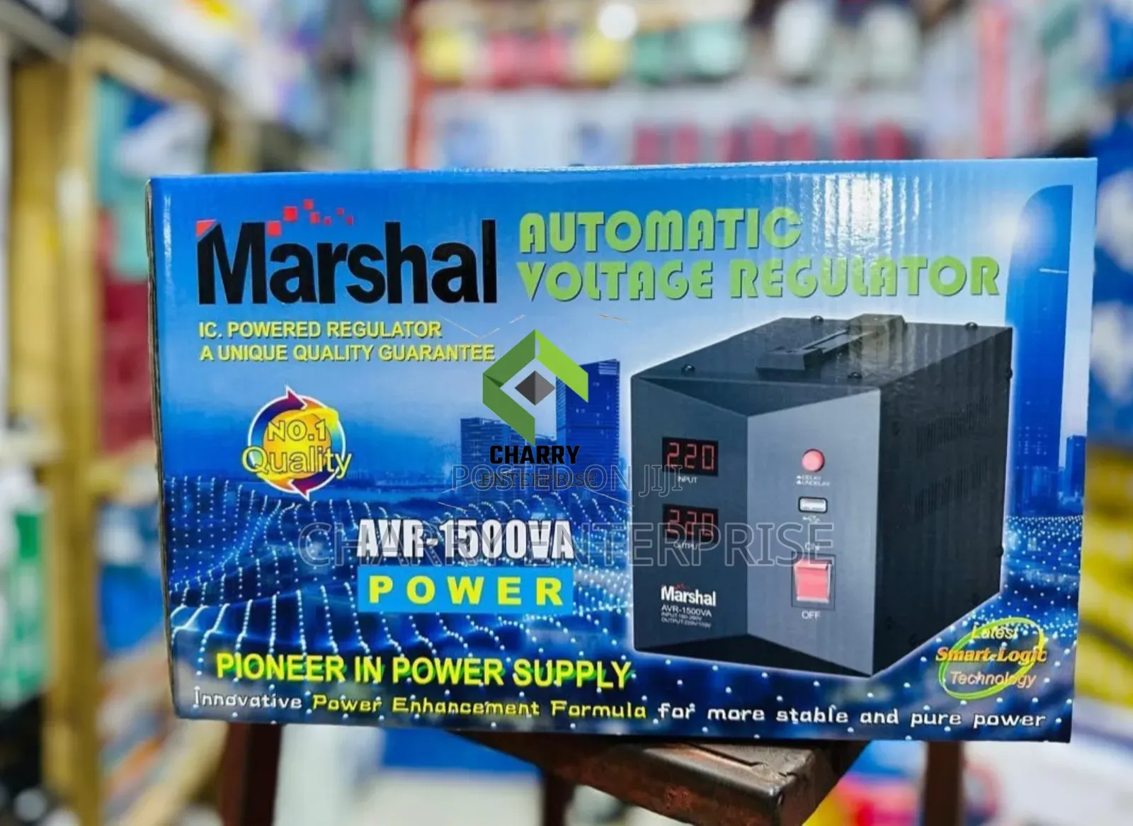 MARSHAL STABILIZER 1500W Automatic Voltage Regulator Digital Display