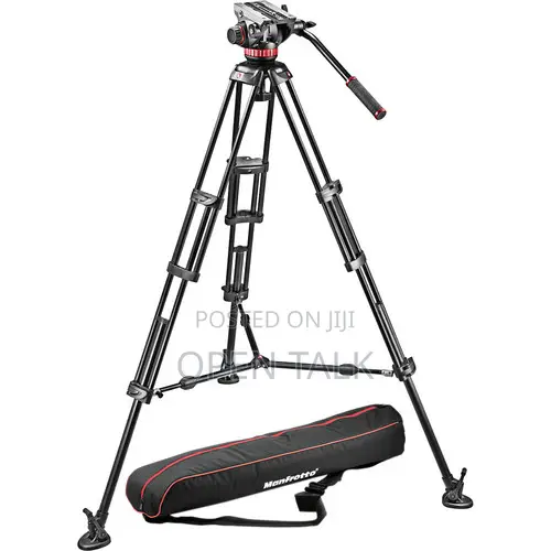 Manfrotto Fluid Head and 546B Tripod System. Heavy Duty , Alluminium
