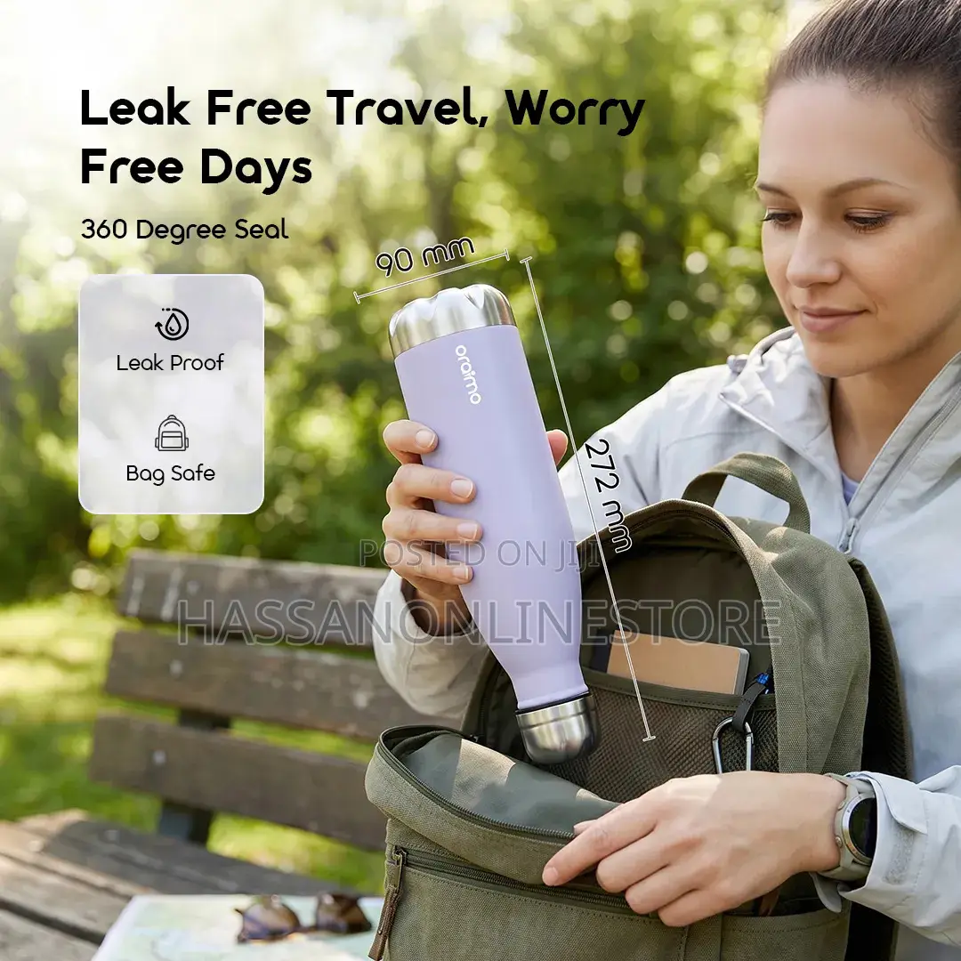 Oraimo ClassicSeal 500 500ml Compact Leakproof Insulated Water Bottle