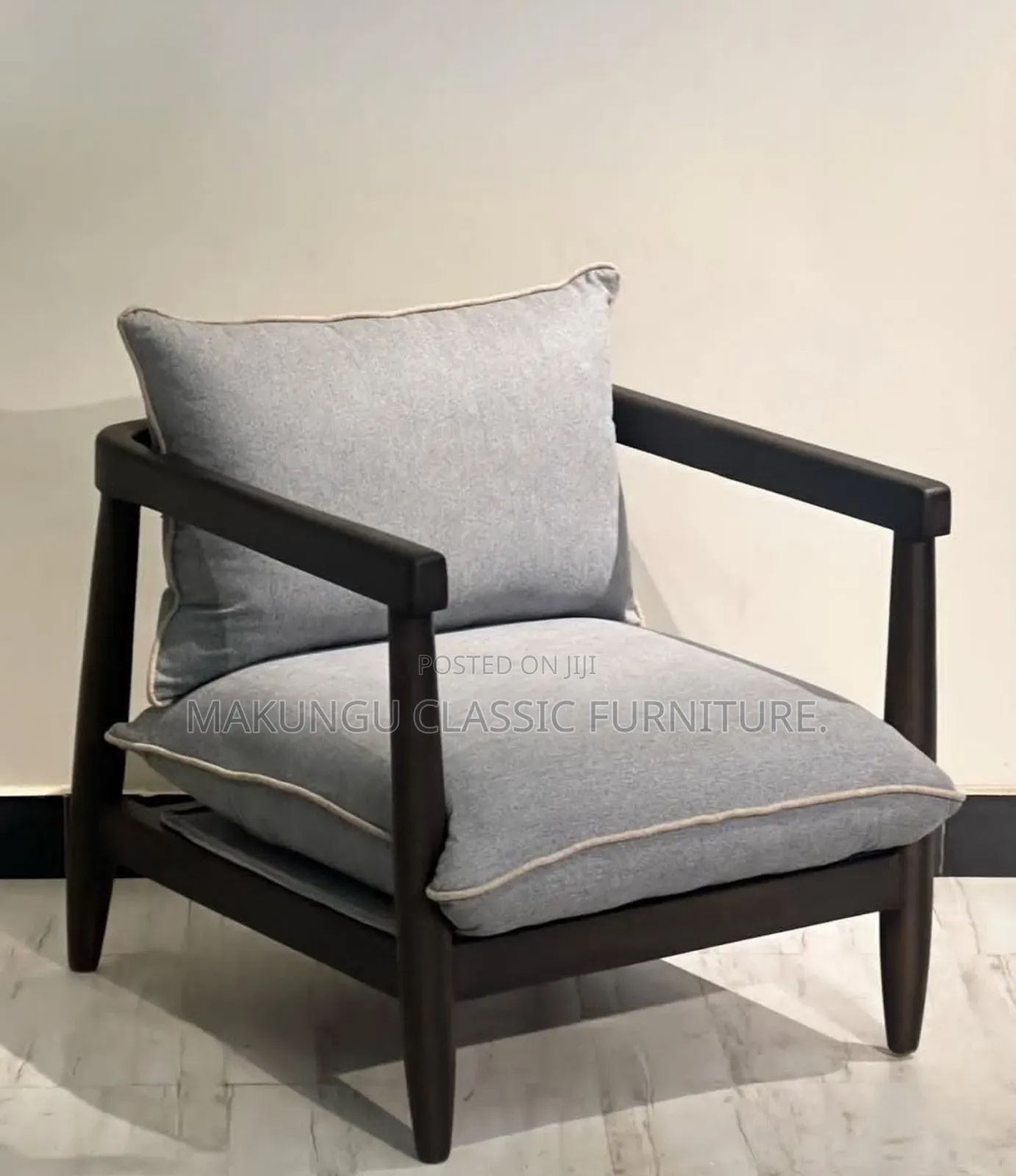 Modern Armchair Sofa,crafted From Hardwood Materials