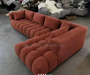 Modern Bubble Sofa Ya Muundo Wa L Ya Watu Watano