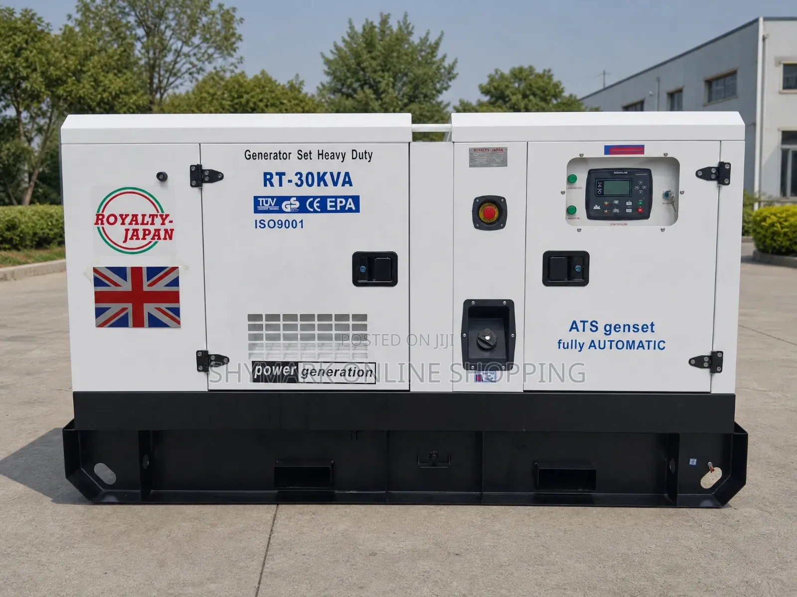 Royalty Japan Heavy Duty 30kVA Diesel Generator (Model: RT-30KVA)