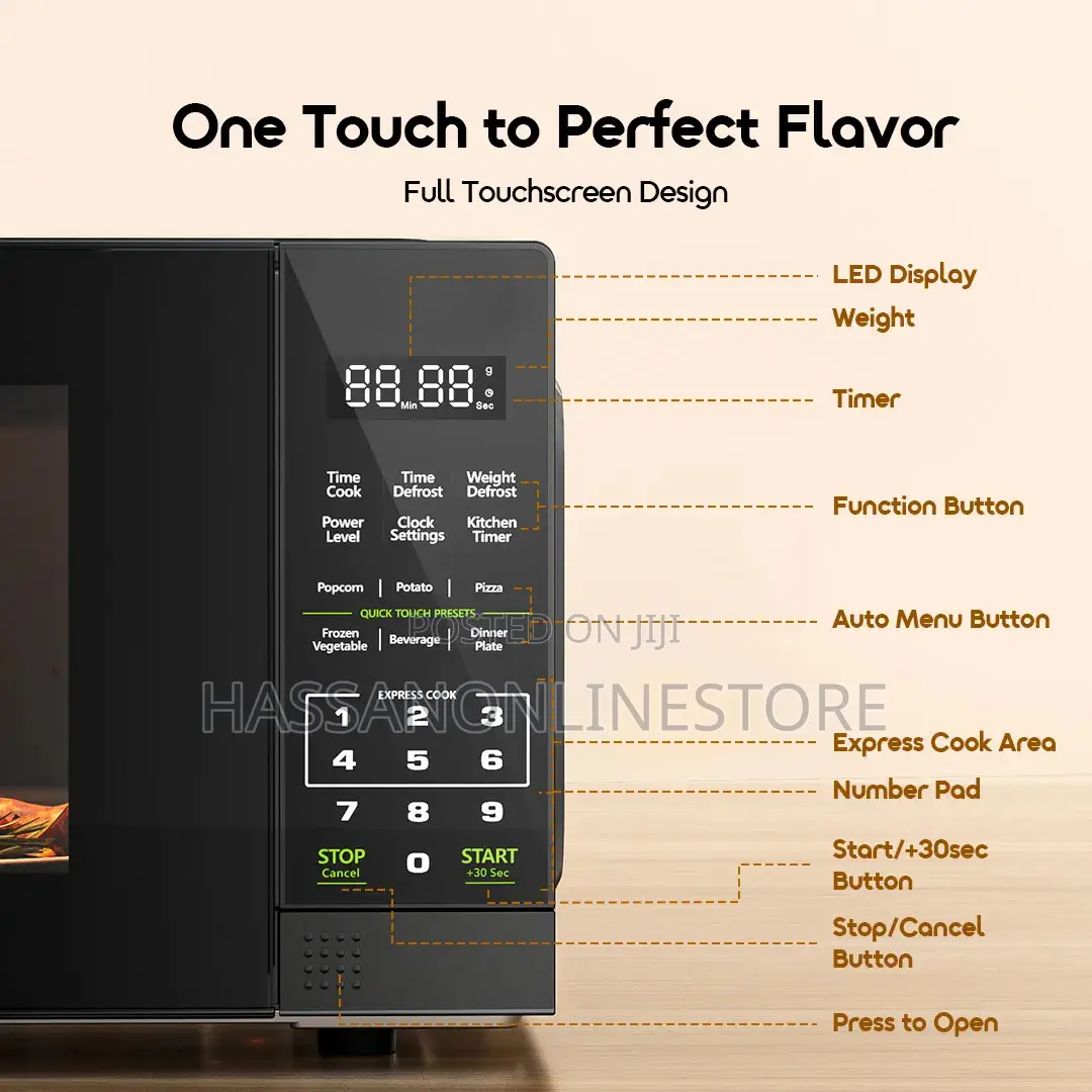 Oraimo InfiWave Lite 23L Energy Saving Touchscreen Microwave Oven