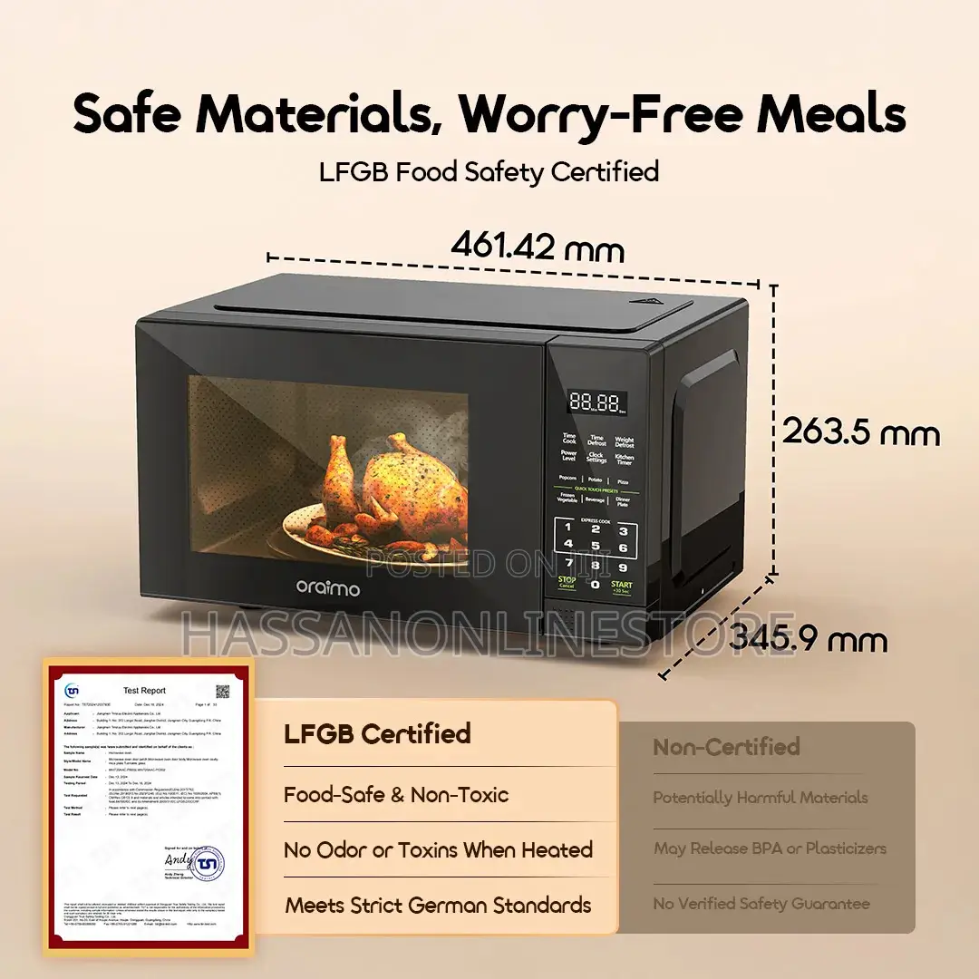 Oraimo InfiWave Lite 23L Energy Saving Touchscreen Microwave Oven