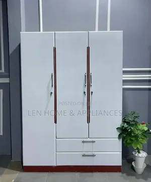 Kabati La Milango Mitatu Luxury Color White and Black