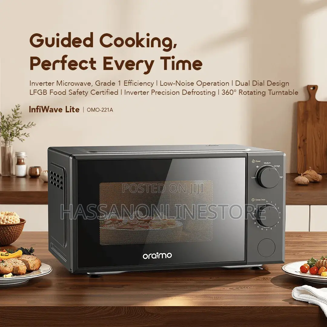 Oraimo InfiWave Lite 20L Low Noise Microwave Oven