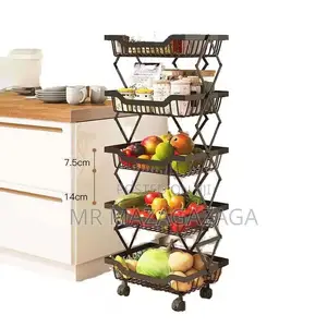 Fruit Vegetable Storage Basket 5 Tiers