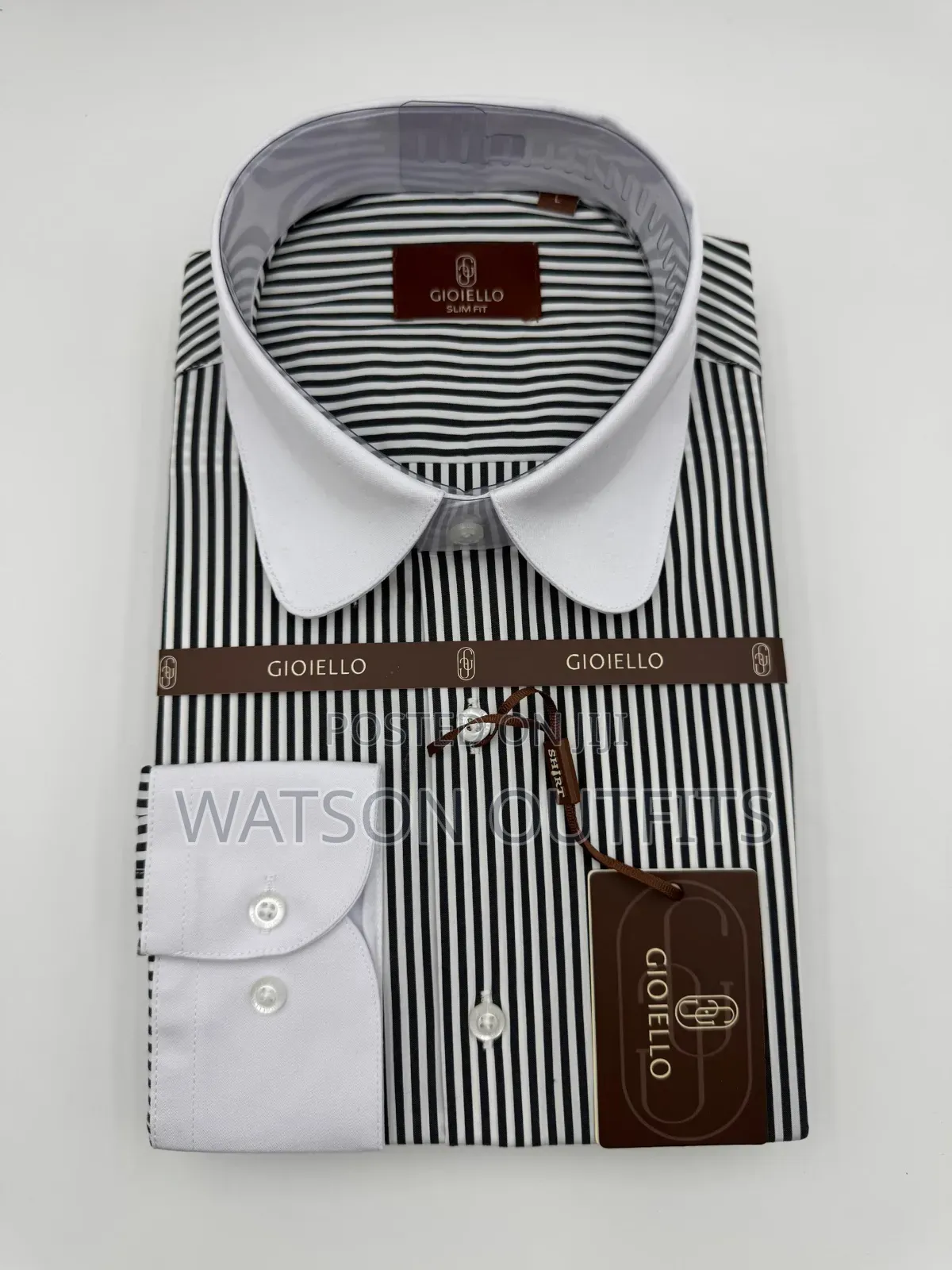 6 Colours GIOIELLO Brand Men's New and Original Shirts or Shati Turkey