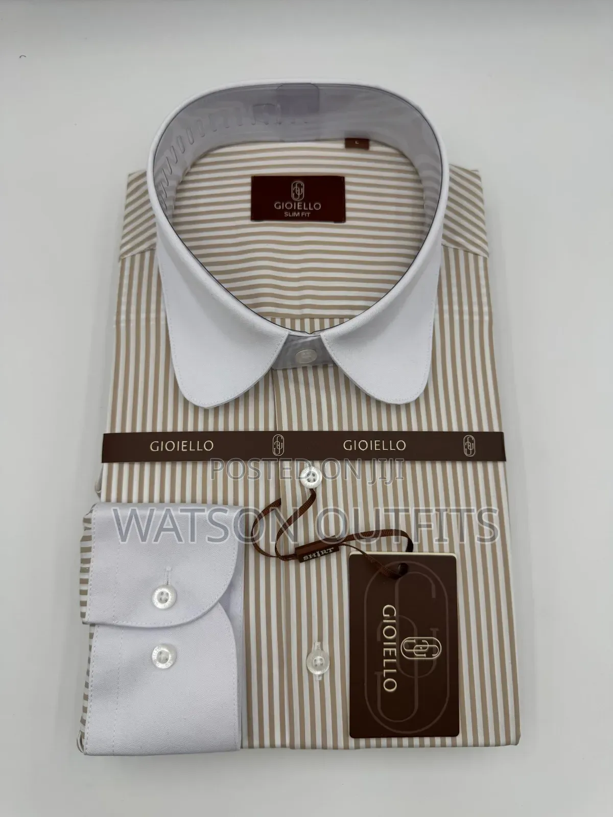 6 Colours GIOIELLO Brand Men's New and Original Shirts or Shati Turkey