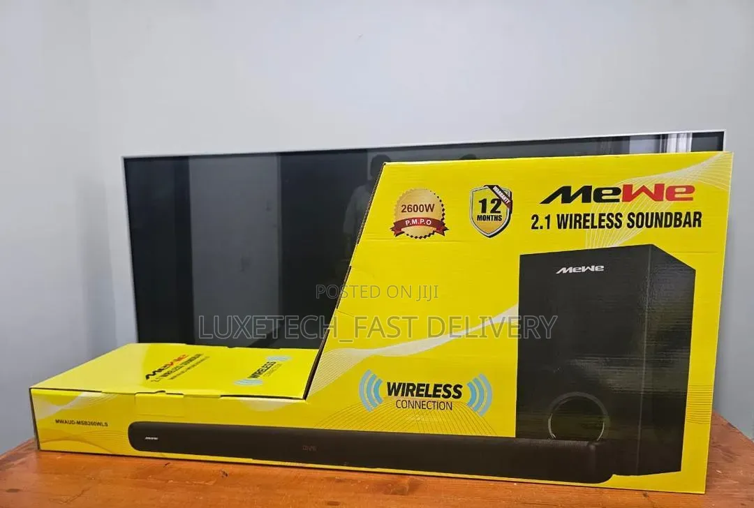 MeWe 2.1 Wireless Soundbar 260W With Subwoofer