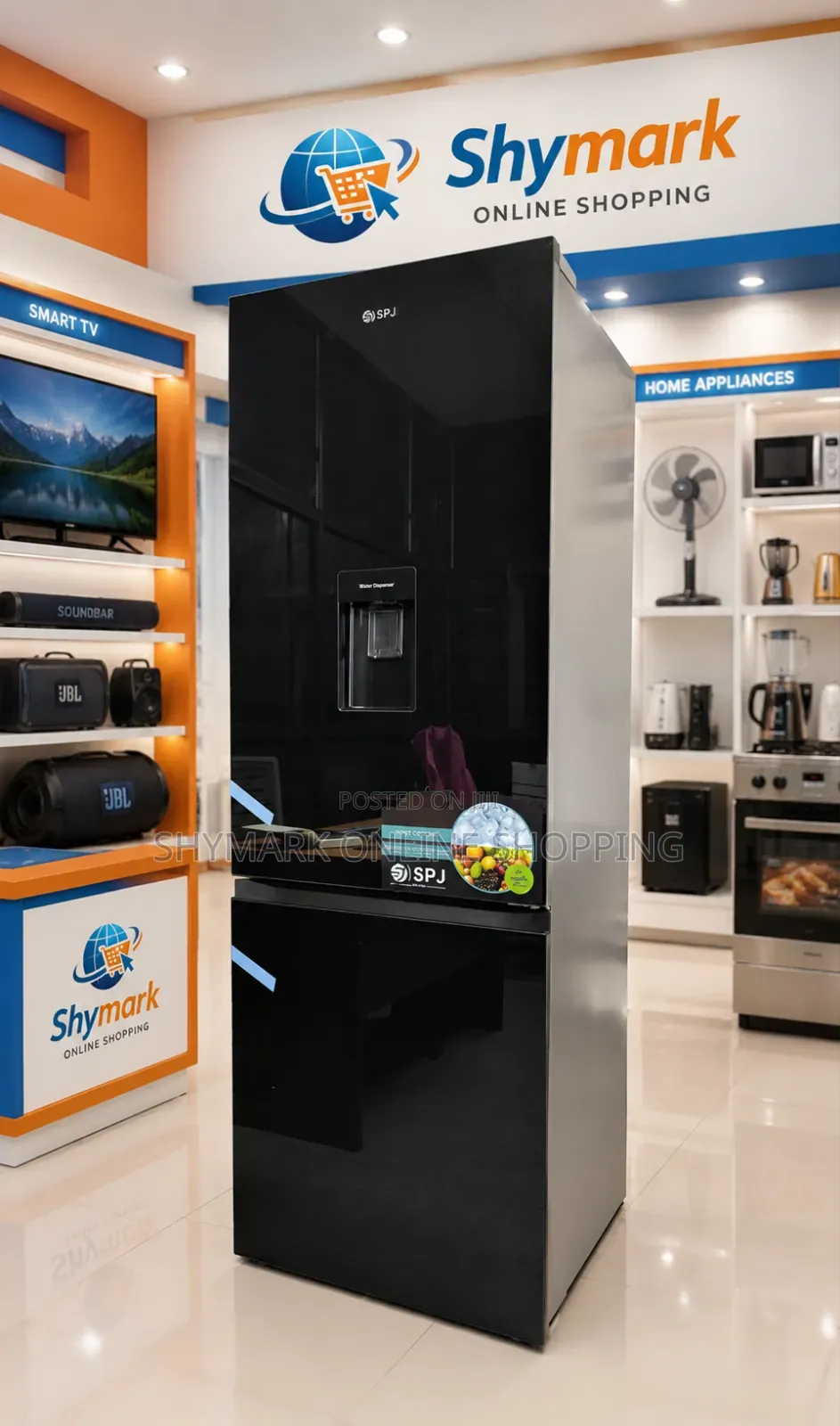 SPJ 420-Litre Combi Refrigerator With Water Dispenser