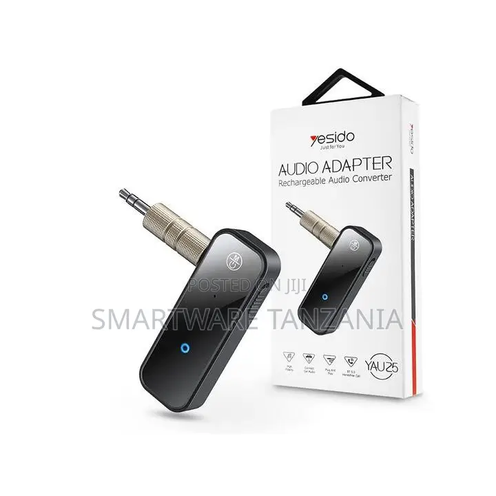 Yesido Rechargeable Audio Adapter 3.5mm Jack to Bluetooth Converter