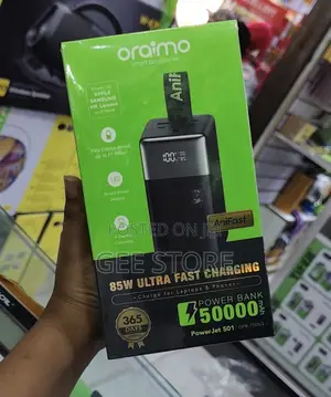 Oraimo PowerJet 501 Is an 85W Ultra-Fast Charging Power Bank 50,000mAh