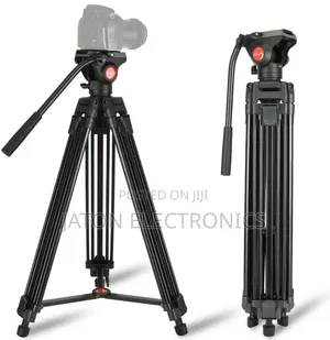 COMAN Professional Heavy-Duty Video Tripod Aluminum