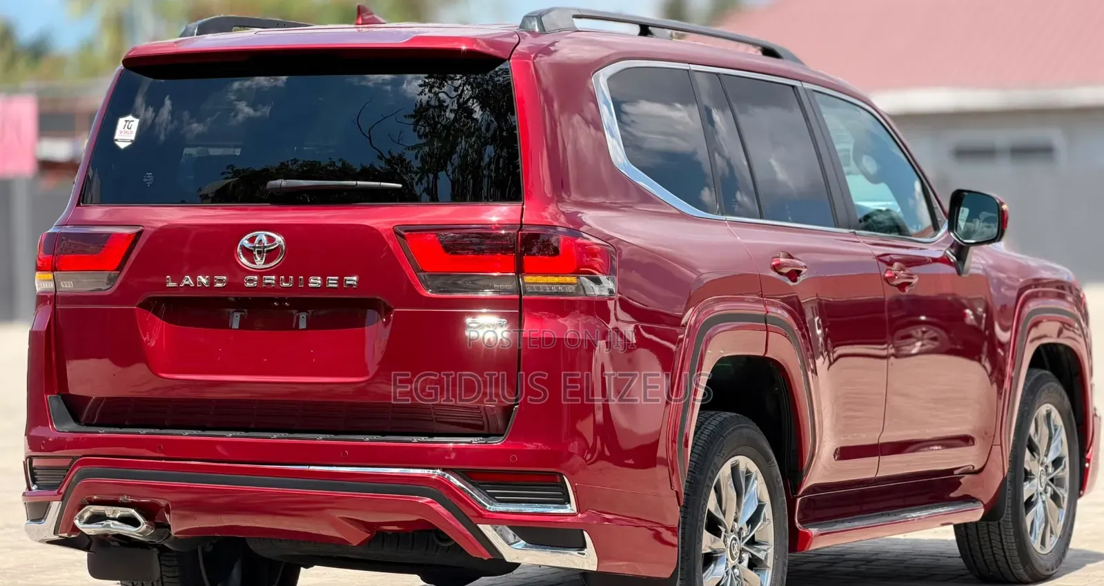 New Toyota Land Cruiser 2024 Red