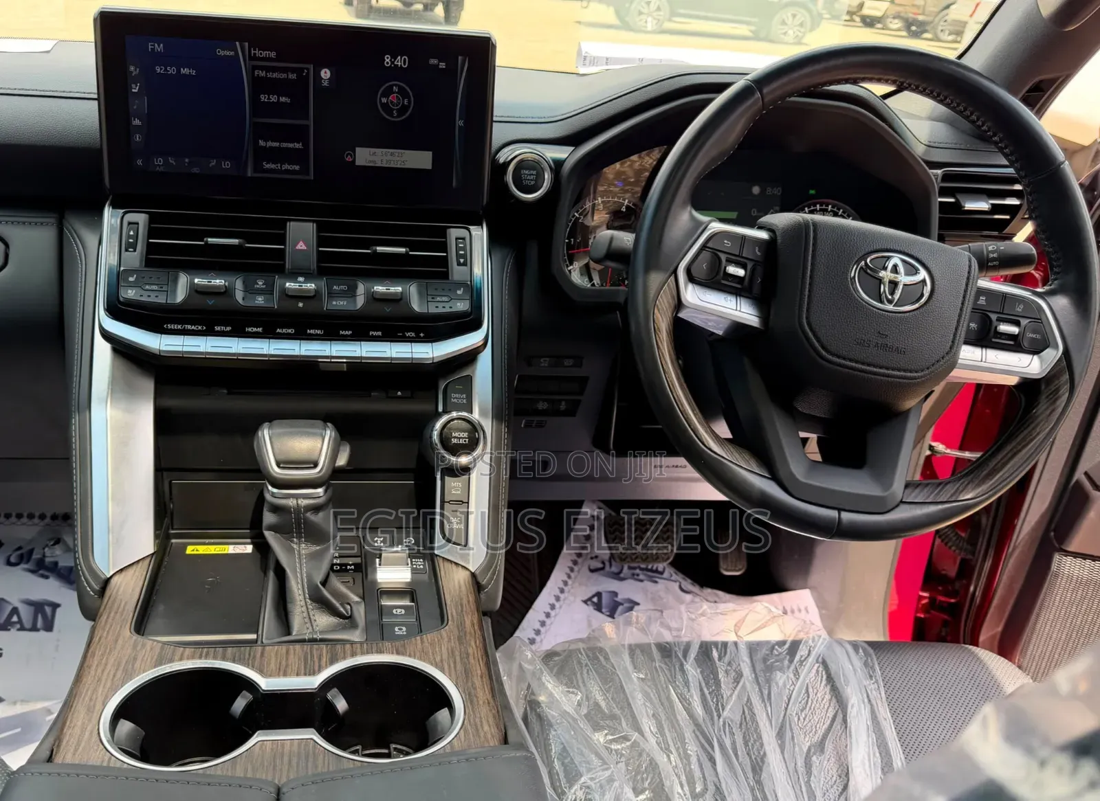 New Toyota Land Cruiser 2024 Red