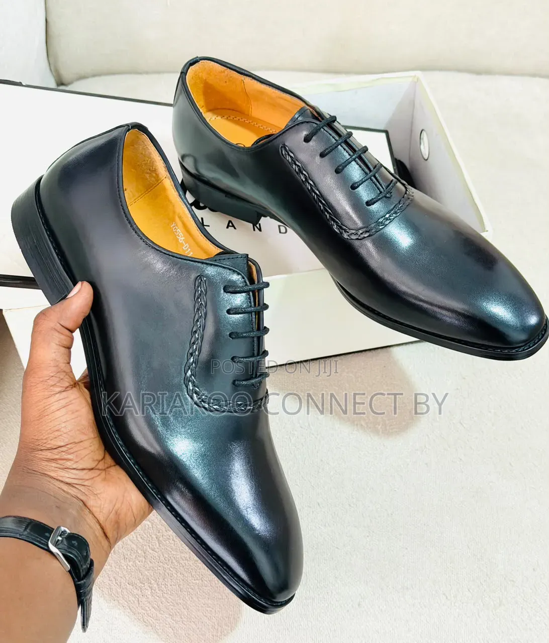 Gucci Executive Leather Oxfords