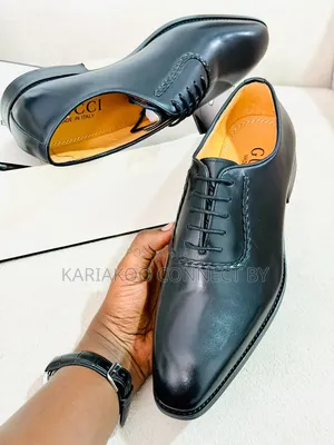 Gucci Executive Leather Oxfords