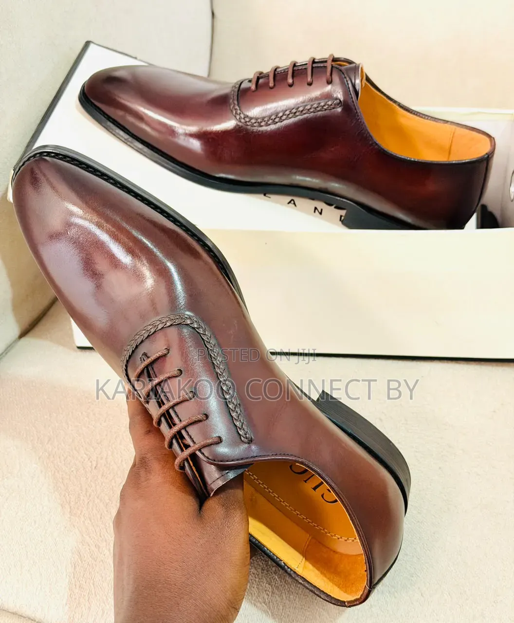 Gucci Executive Leather Oxfords