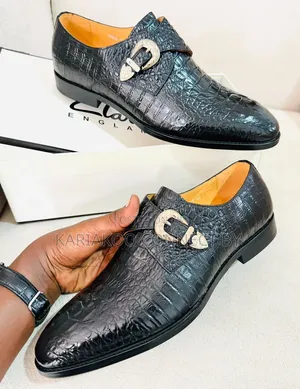 Clarks Crocodile Embossed Monk Strap Collection!